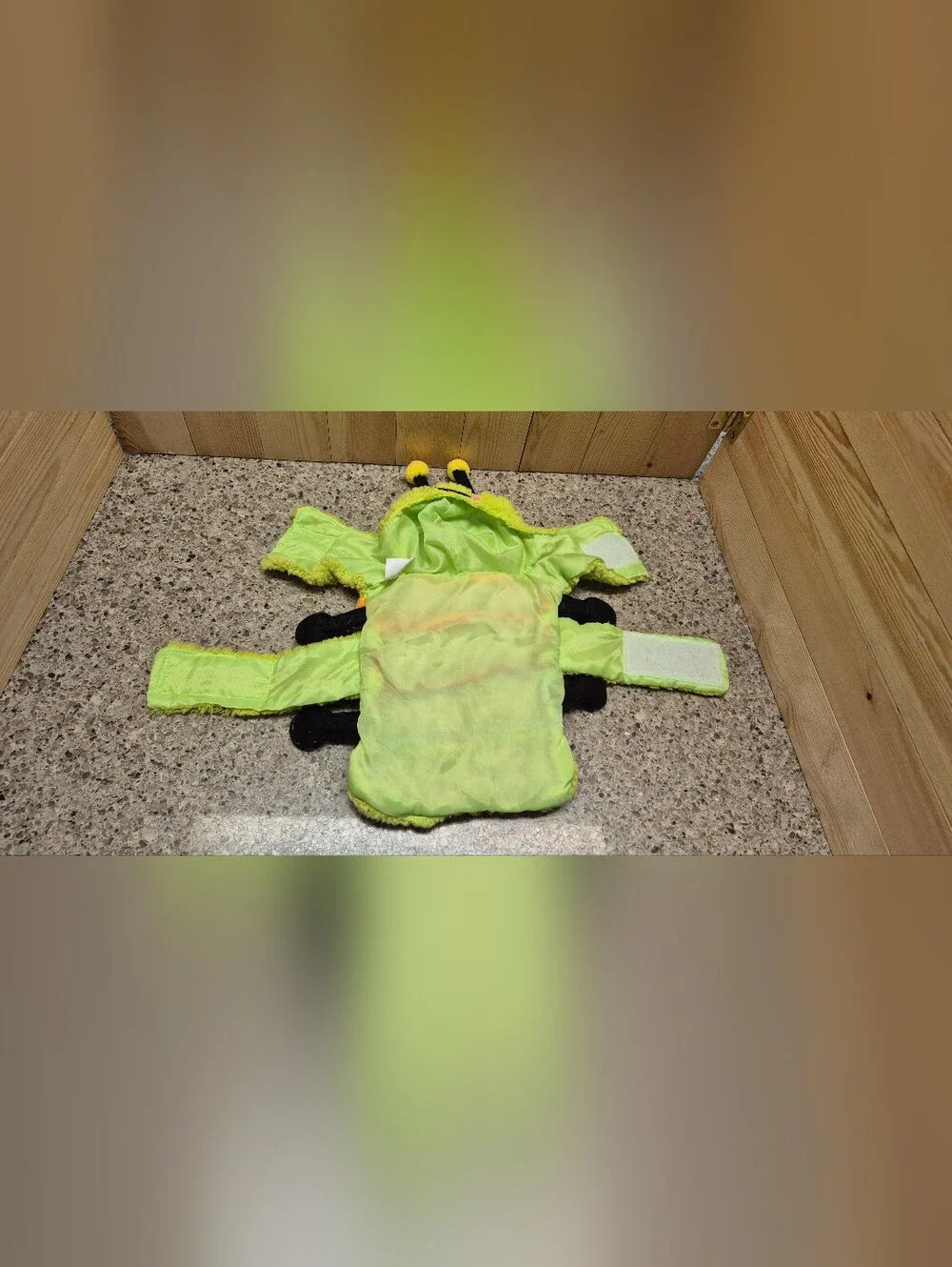 Caterpillar Dog Costume XS Extra Small Plush Halloween Multi Color Photo Shoot